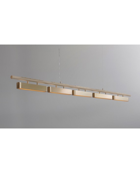 Bert Frank Colt Linear 5 Rod Pendant Lamp